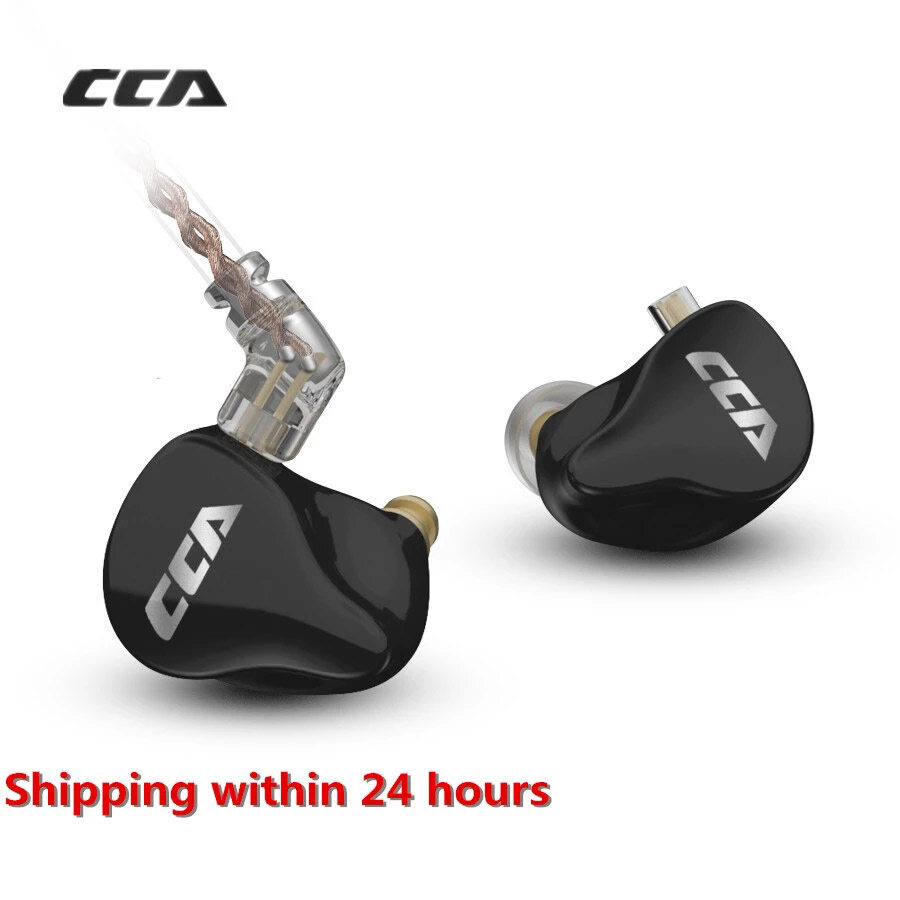 CCA CA16 7BA 1DD Hybrid In Ear Earphones HIFI Bass Earbuds Monitor Gaming Headsets Noise Cancelling Earphones C12 V90 ZSX BA5 VX