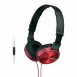 SONY HEADPHONE MDR-ZX310 RED