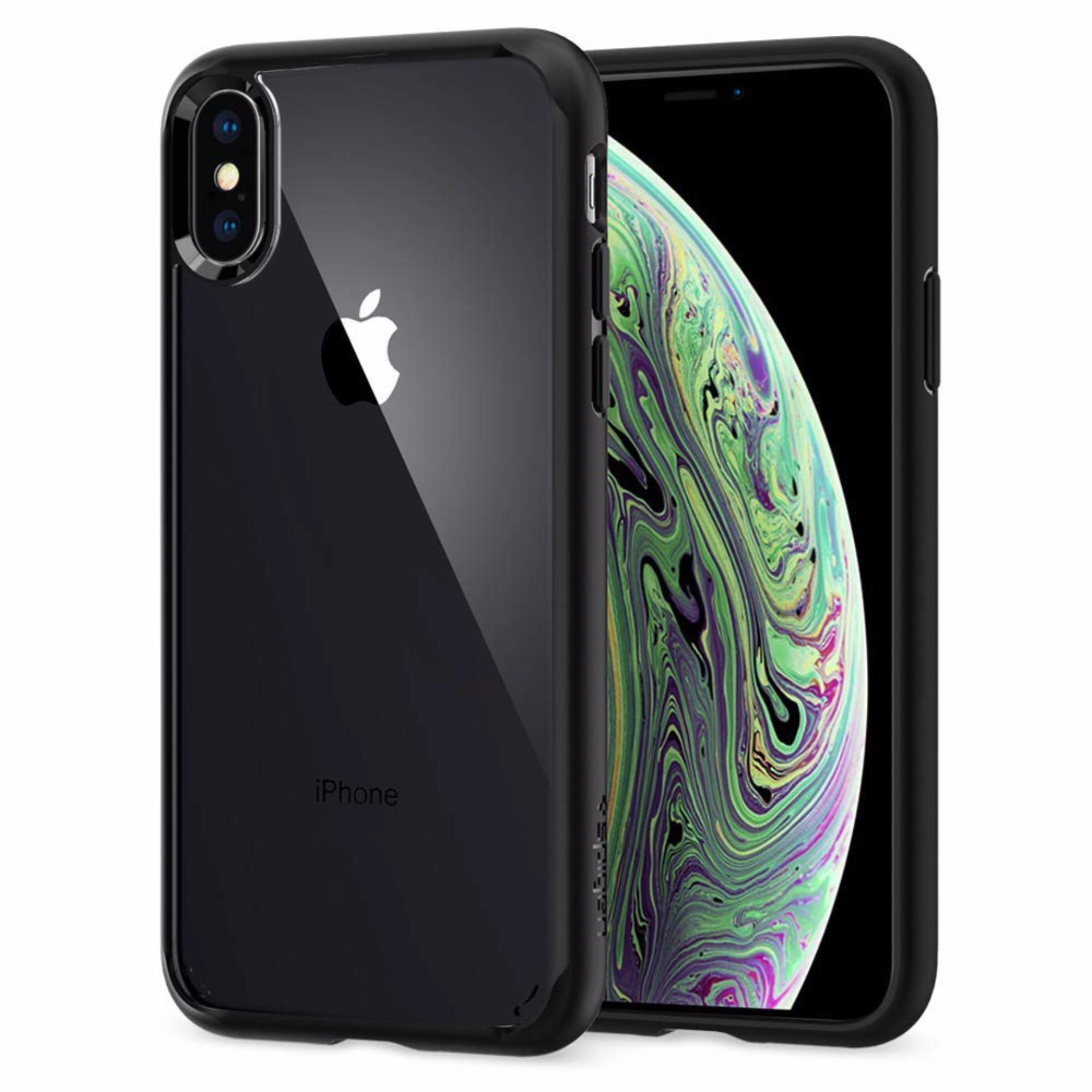 Spigen iPhone XS Case iPhone X Case Ultra Hybrid with Air Cushion Technology and Hybrid Drop Protection Mil-grade Certified Precise Fit Scratch Defense Drop Protection Casing Cover Phone Cover Premium
