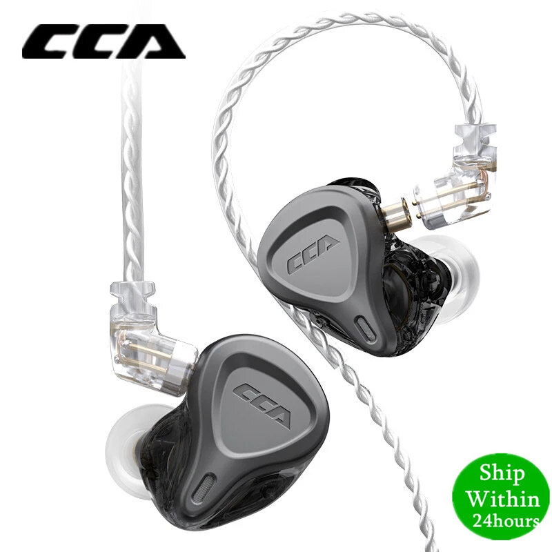 CCA CSN 1BA + 1DD Hybrid Noise Reduction Earphone In Ear Earbuds Monitor Headphones HIFI Headset For KZ ZSN PRO ZSX ZS10 PRO ZAX