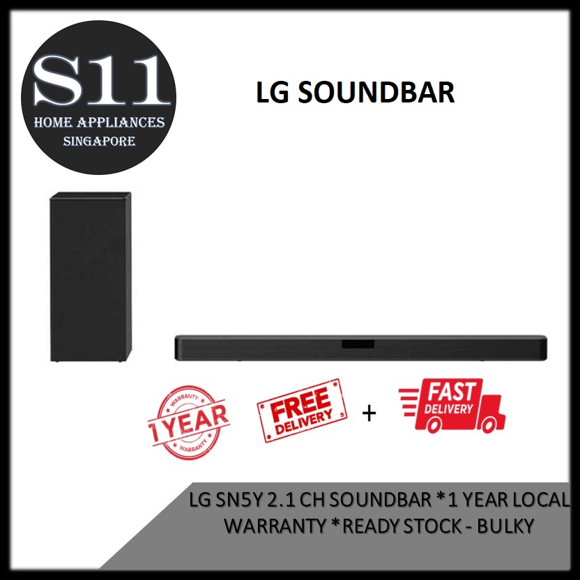 LG SN5Y 2.1CH SOUNDBAR * 1 YEAR LOCAL WARRANTY * READY STOCKS
