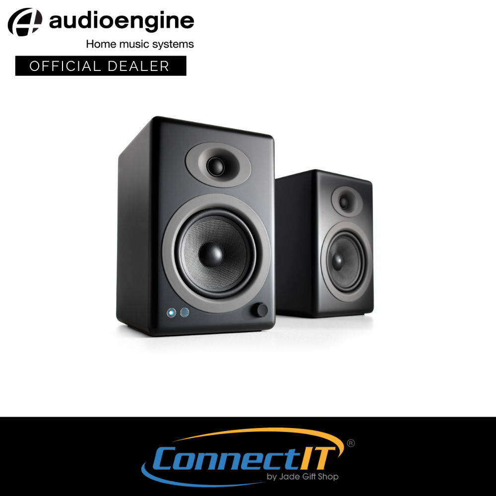 Audioengine A5+ Wireless Home Music System with aptX-HD/Aux/Analog In/Sub out (3 Years Local Warranty)