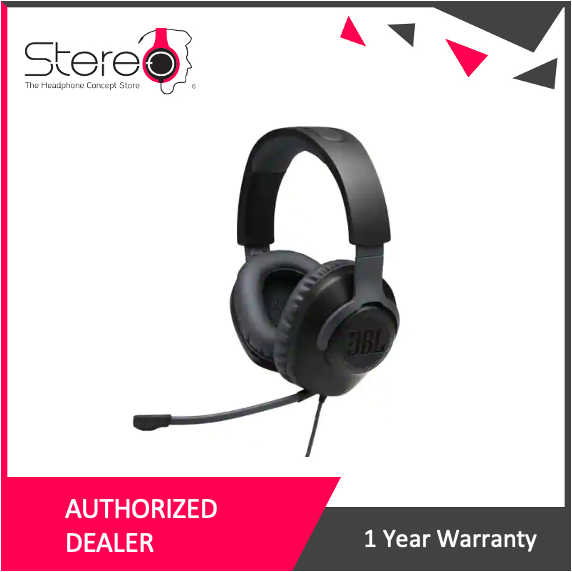 JBL Quantum 100 - 3.5mm Wired Gaming Headset / Headphones