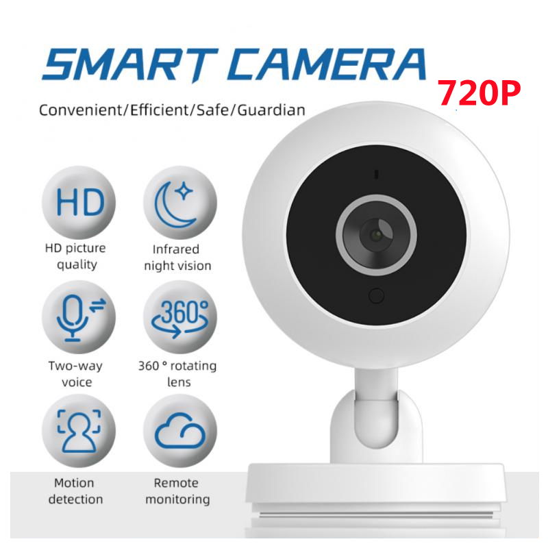 【easy to use】cctv camera for home wireless with voice connect to cellphone night vision 1080p hd ip camera 360° rotation two-way intercom Remote monitoring mini camera IP Security Cameras wifi camera 