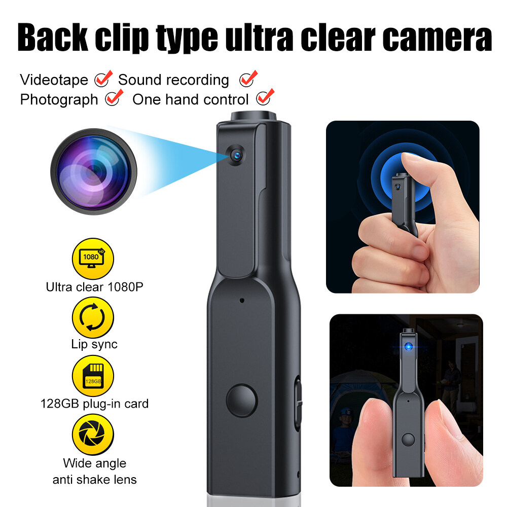 New Portable HD 1080P Mini Camera Wearable Body Video Recorder DVR Camcorder Hidden Spy Camera CCTV Security Surveillance Cam
